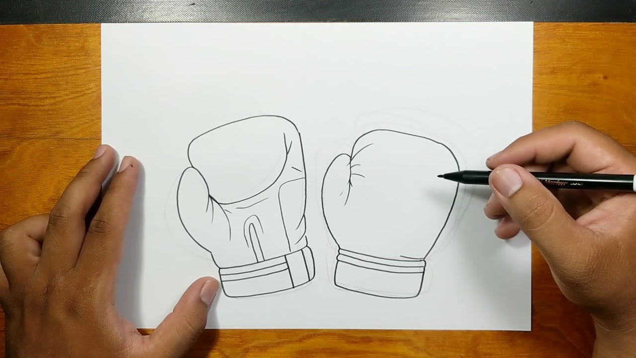Boxing Gloves Drawing
